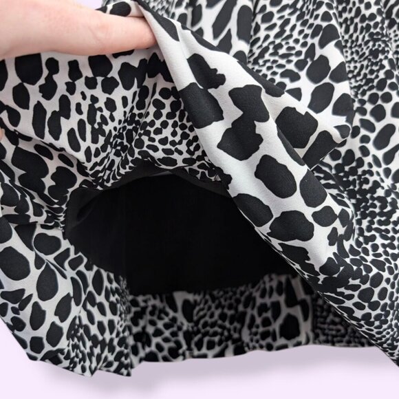 Liz Claiborne Animal Print Tulip Hem Dress - Picture 8 of 10